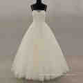 Spaghetti luxury short wedding dress bridal gown